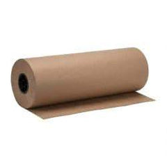 Made in USA - 900' Long x 24" Wide Roll of Recycled Kraft Paper - 8-1/2" OD, 40 Lb Paper Weight, 26 Lb per Roll - Benchmark Tooling