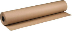 Made in USA - 900' Long x 48" Wide Roll of Recycled Kraft Paper - 8-1/2" OD, 40 Lb Paper Weight, 53 Lb per Roll - Benchmark Tooling