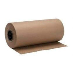 Made in USA - 720' Long x 18" Wide Roll of Recycled Kraft Paper - 8-1/2" OD, 50 Lb Paper Weight, 20 Lb per Roll - Benchmark Tooling