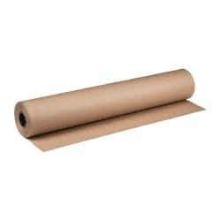 Made in USA - 720' Long x 48" Wide Roll of Recycled Kraft Paper - 8-1/2" OD, 50 Lb Paper Weight, 53 Lb per Roll - Benchmark Tooling