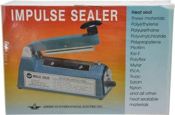 Value Collection - 4" Max Seal, 4 mil Thick, Table Top Thermal Impulse Sealer - 160 Watts - Benchmark Tooling