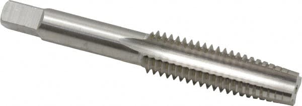 Union Butterfield - 1/2-13 UNC 2B/3B 4 Flute Bright Finish High Speed Steel Straight Flute Standard Hand Tap - Taper, Right Hand Thread, 3-3/8" OAL, 1-21/32" Thread Length, H3 Limit, Oversize - Exact Industrial Supply