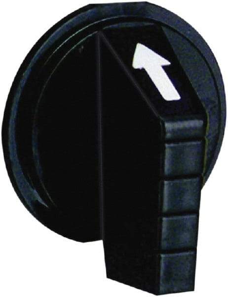 Square D - 30mm, Black, Selector Switch Operating Knob - For Use with Selector Switch - Benchmark Tooling