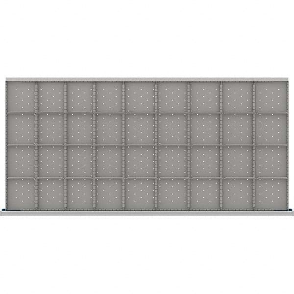 LISTA - 36-Compartment Drawer Divider Layout for 3.15" High Drawers - Benchmark Tooling