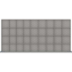 LISTA - 36-Compartment Drawer Divider Layout for 3.15" High Drawers - Benchmark Tooling