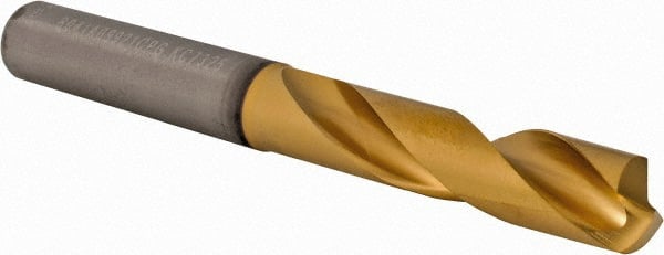 Kennametal - 25/64" 140° Spiral Flute Solid Carbide Screw Machine Drill Bit - Benchmark Tooling