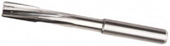 Kennametal - 5mm Carbide-Tipped 4 Flute Chucking Reamer - Helical Flute, 6mm Straight Shank, 12mm Flute Length, 74mm OAL - Benchmark Tooling