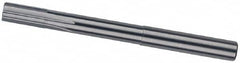 Kennametal - 5.5mm Carbide-Tipped 4 Flute Chucking Reamer - Straight Flute, 6mm Straight Shank, 12mm Flute Length, 74mm OAL - Benchmark Tooling