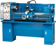 Enco - 13" Swing, 40" Between Centers, 110/220 Volt, Single Phase Bench Lathe - 5MT Taper, 1-1/2 hp, 65 to 1,810 RPM, 1-1/2" Bore Diam, 750mm Deep x 580mm High x 1,676mm Long - Benchmark Tooling