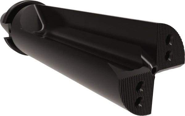 Allied Machine and Engineering - 9-1/2" Max Drill Depth, 2.5xD, 3.6" Diam, Indexable Insert Drill - 4 Inserts, CAT50 Taper Shank - Benchmark Tooling