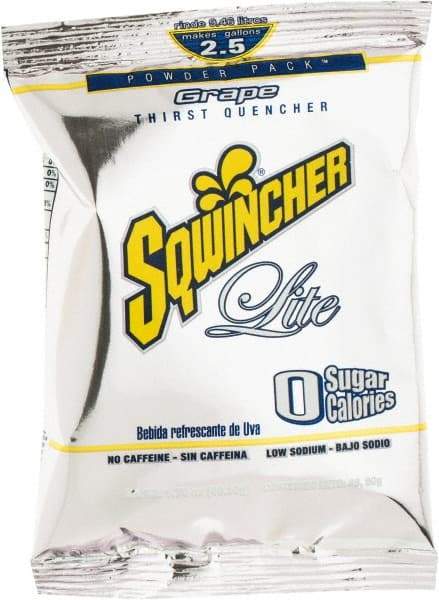 Sqwincher - 1.76 oz Pack Grape Activity Drink - Powdered, Yields 2.5 Gal - Benchmark Tooling