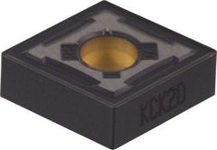 Kennametal - CNMG433 RP Grade KCK20 Carbide Turning Insert - TiCN/Al2O3 Finish, 80° Diamond, 1/2" Inscr Circle, 3/16" Thick, 3/64" Corner Radius - Benchmark Tooling