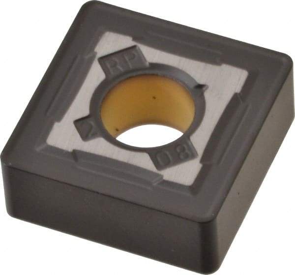 Kennametal - SNMG432 RP Grade KCK20 Carbide Turning Insert - TiCN/Al2O3 Finish, 90° Square, 1/2" Inscr Circle, 3/16" Thick, 1/32" Corner Radius - Benchmark Tooling