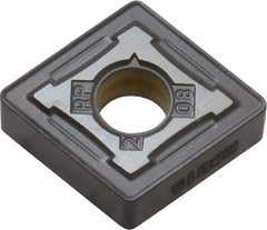 Kennametal - CNMG432 RP Grade KCM15 Carbide Turning Insert - TiCN/Al2O3 Finish, 80° Diamond, 1/2" Inscr Circle, 3/16" Thick, 1/32" Corner Radius - Benchmark Tooling