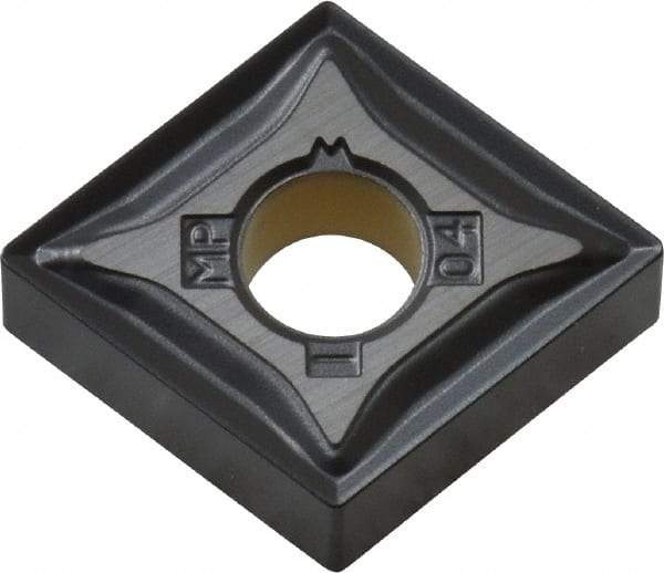 Kennametal - CNMG431 MP Grade KCM15 Carbide Turning Insert - TiCN/Al2O3 Finish, 80° Diamond, 1/2" Inscr Circle, 3/16" Thick, 1/64" Corner Radius - Benchmark Tooling