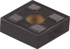 Kennametal - CNMG542 UP Grade KCM15 Carbide Turning Insert - TiCN/Al2O3 Finish, 80° Diamond, 5/8" Inscr Circle, 1/4" Thick, 1/32" Corner Radius - Benchmark Tooling