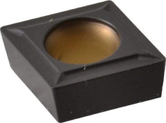Kennametal - CCMT32.51 LF Grade KCM25 Carbide Turning Insert - TiN/TiCN/Al2O3 Finish, 80° Diamond, 3/8" Inscr Circle, 5/32" Thick, 1/64" Corner Radius - Benchmark Tooling