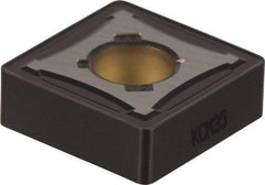 Kennametal - SNMG432 RP Grade KCP25 Carbide Turning Insert - TiCN/Al2O3 Finish, 90° Square, 1/2" Inscr Circle, 3/16" Thick, 1/32" Corner Radius - Benchmark Tooling