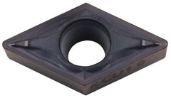 Kennametal - DCMT21.51 FP Grade KCU10 Carbide Turning Insert - TiAlN Finish, 55° Diamond, 1/4" Inscr Circle, 3/32" Thick, 1/64" Corner Radius - Benchmark Tooling