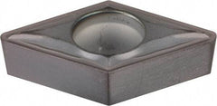 Kennametal - DCMT32.52 FP Grade KCU10 Carbide Turning Insert - TiAlN Finish, 55° Diamond, 3/8" Inscr Circle, 5/32" Thick, 1/32" Corner Radius - Benchmark Tooling