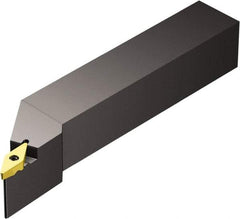 Sandvik Coromant - TR-V13JB, Right Hand Cut, -3° Lead Angle, 5/8" Shank Height x 5/8" Shank Width, Neutral Rake Indexable Turning Toolholder - 5" OAL, TR-VB1308 Insert Compatibility, Series CoroTurn TR - Benchmark Tooling