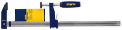 Irwin - 30" Capacity, 3-1/8" Throat Depth Bar Clamp - 1,000 Lb Clamping Pressure, 30" OAL - Benchmark Tooling