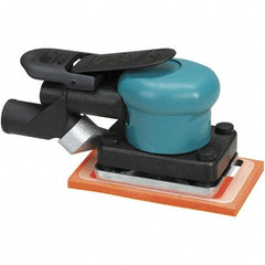 Dynabrade - 10,000 OPM, 13 CFM Air Consumption, Palm Air Orbital Sander - Rectangular Pad, 1/4 NPT Inlet - Benchmark Tooling