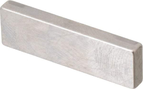 Mitutoyo - 0.131" Rectangular Steel Gage Block - Accuracy Grade 0, Includes Certificate of Inspection - Benchmark Tooling