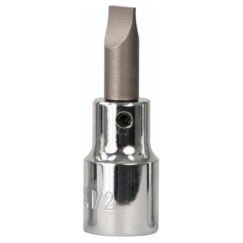 Slotted Bit Socket 1/2″ Square Drive with 5/16″ Replaceable Hex Bit 12 mm × 59 mm Overall Length