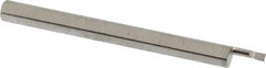 Accupro - 0.05" Min Bore Diam, 0.15" Max Bore Depth, 1/8 Shank Diam, Boring Bar - Left Hand Cut, Solid Carbide, Bright Finish - Exact Industrial Supply