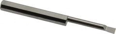 Accupro - 0.12" Min Bore Diam, 0.8" Max Bore Depth, 3/16 Shank Diam, Boring Bar - Left Hand Cut, Solid Carbide, Bright Finish - Exact Industrial Supply