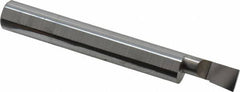 Accupro - 0.23" Min Bore Diam, 1/2" Max Bore Depth, 5/16 Shank Diam, Boring Bar - Left Hand Cut, Solid Carbide, Bright Finish - Exact Industrial Supply