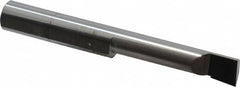 Accupro - 0.29" Min Bore Diam, 1-1/4" Max Bore Depth, 5/16 Shank Diam, Boring Bar - Left Hand Cut, Solid Carbide, Bright Finish - Exact Industrial Supply