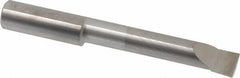 Accupro - 0.49" Min Bore Diam, 2-1/2" Max Bore Depth, 1/2 Shank Diam, Boring Bar - Left Hand Cut, Solid Carbide, Bright Finish - Exact Industrial Supply