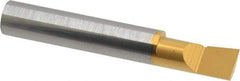 Accupro - 0.36" Min Bore Diam, 3/4" Max Bore Depth, 3/8 Shank Diam, Boring Bar - Right Hand Cut, Solid Carbide, TiN Finish - Exact Industrial Supply