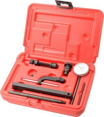 SPI - 0.01mm Graduation, 0-100 Dial Reading, Indicator & Base Kit - 0.01mm Graduation, Includes Certificate of Calibration Traceable to NPL - Benchmark Tooling