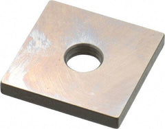 Mitutoyo - 0.128" Square Steel Gage Block - Accuracy Grade 0, Includes Certificate of Inspection - Benchmark Tooling