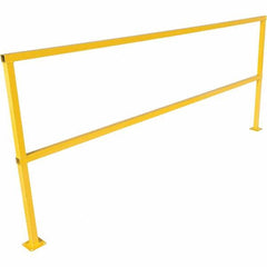 Vestil - 96" Long x 42" High, Steel Square Handrails - Benchmark Tooling