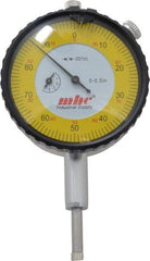 Value Collection - 1/2" Range, 0-100 Dial Reading, 0.001" Graduation Dial Drop Indicator - 2-9/32" Dial, Revolution Counter - Benchmark Tooling