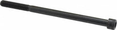 Made in USA - 5/16-18 UNC Hex Socket Drive, Socket Cap Screw - Alloy Steel, Black Oxide Finish, Partially Threaded, 5" Length Under Head - Benchmark Tooling