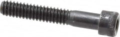 Made in USA - 1/4-20 UNC Hex Socket Drive, Socket Cap Screw - Alloy Steel, Black Oxide Finish, Partially Threaded, 1-1/2" Length Under Head - Benchmark Tooling