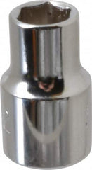 Proto - 11/32", 3/8" Drive, Standard Hand Socket - 6 Points, 1-3/32" OAL, Alloy Steel, Chrome Finish - Benchmark Tooling