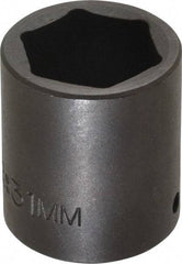 Proto - 1/2" Drive 31mm Standard Impact Socket - 6 Points, 2" OAL - Benchmark Tooling