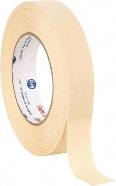 Intertape - 1" Wide x 60 Yd Long White Paper Masking Tape - Series PG21, 7.3 mil Thick, 26 In/Lb Tensile Strength - Benchmark Tooling