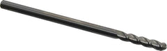 Accupro - 5/16" Diam, 1-1/2" LOC, 3 Flute Solid Carbide Ball End Mill - Uncoated, Single End, 6" OAL, 5/16" Shank Diam, Spiral Flute - Benchmark Tooling