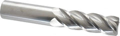 Accupro - 1" Diam 4 Flute Solid Carbide 0.06" Corner Radius End Mill - Benchmark Tooling