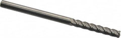 Accupro - 3/16", 4 Flute, Single End, Solid Carbide, 0.045" Corner Radius End Mill - 3" OAL, 40° Helix, Right Hand Flute, 1-1/8" LOC, Right Hand Cut - Benchmark Tooling