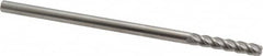 Accupro - 3/16", 4 Flute, Single End, Solid Carbide, 0.06" Corner Radius End Mill - 4" OAL, 40° Helix, Right Hand Flute, 1" LOC, Right Hand Cut - Benchmark Tooling