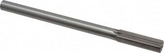 Interstate - 0.658" High Speed Steel Chucking Reamer - Straight Flute, 9/16" Straight Shank, 2-1/4" Flute Length, 9" OAL - Benchmark Tooling
