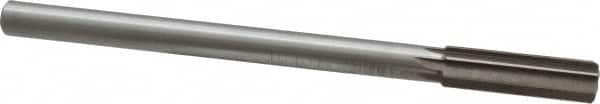 Interstate - 0.665" High Speed Steel Chucking Reamer - Straight Flute, 9/16" Straight Shank, 2-1/4" Flute Length, 9" OAL - Benchmark Tooling